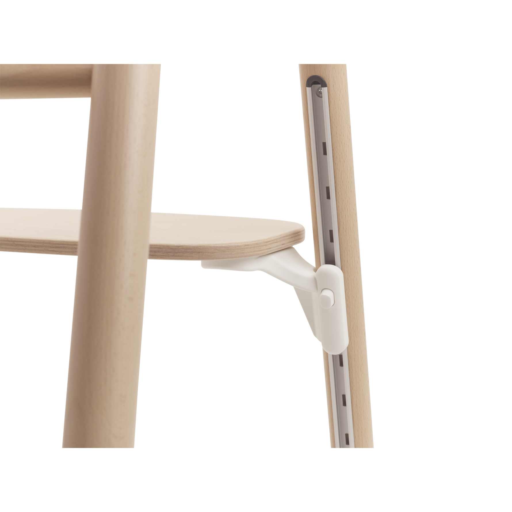 Bugaboo Giraffe High Chair Complete - Neutral Wood/White  Detail