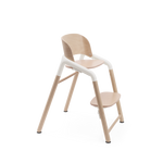 Bugaboo Giraffe High Chair Complete - Neutral Wood/White  Side