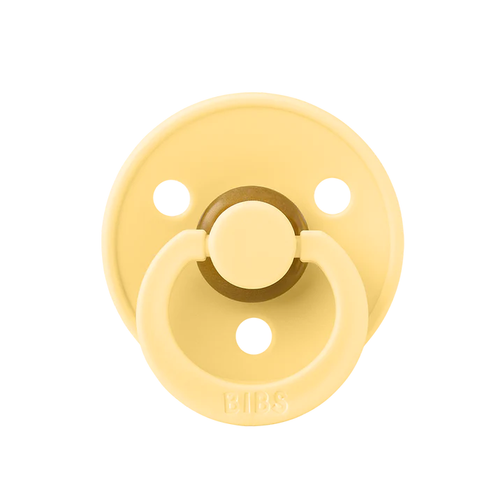 BIBS Pacifier Multicolour Combo 2 Pack - Pale Butter & Dusty Pink