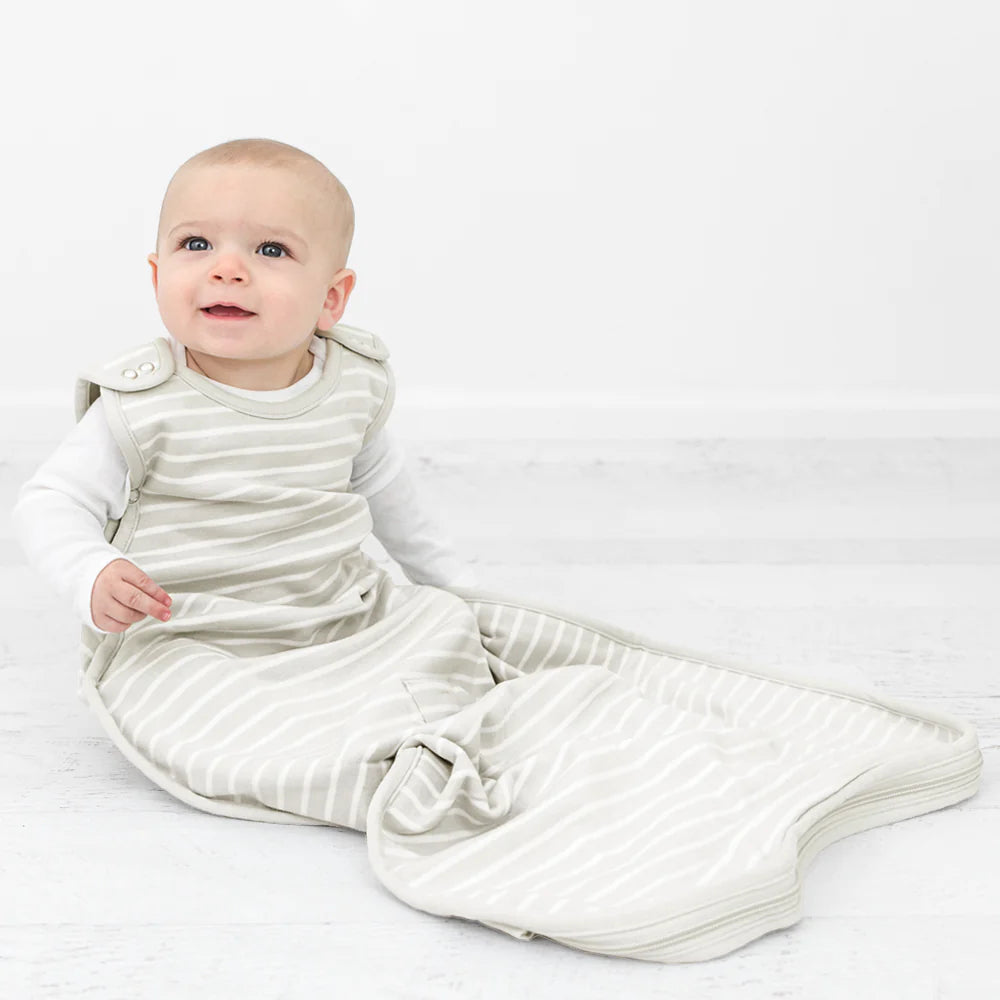 Woolino 4 Season Ultimate Merino Wool Baby Sleep Bag - Birch Gray Lifestyle 3