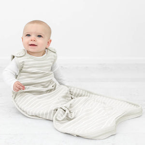 Woolino 4 Season Ultimate Merino Wool Baby Sleep Bag - Birch Gray Lifestyle 3