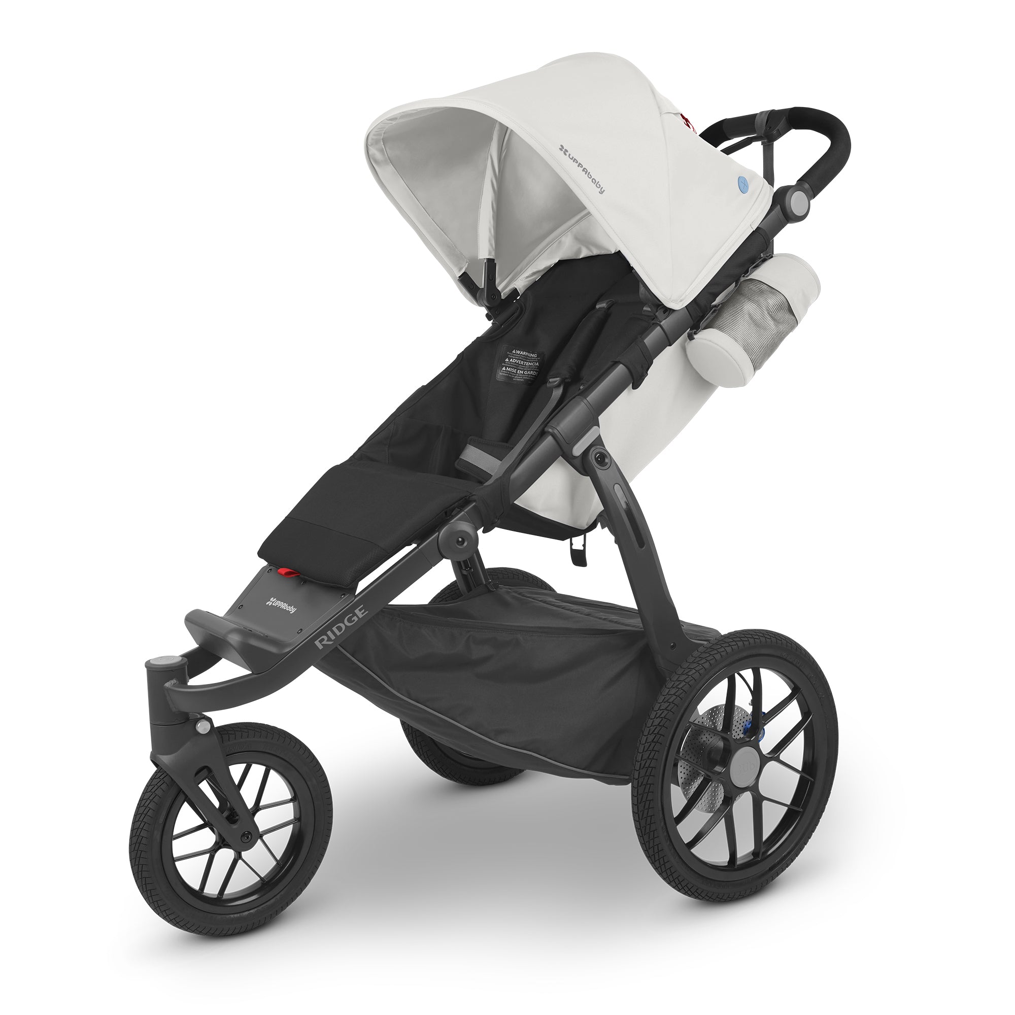 UPPAbaby RIDGE All-Terrain Stroller - Bryce (White/Carbon)