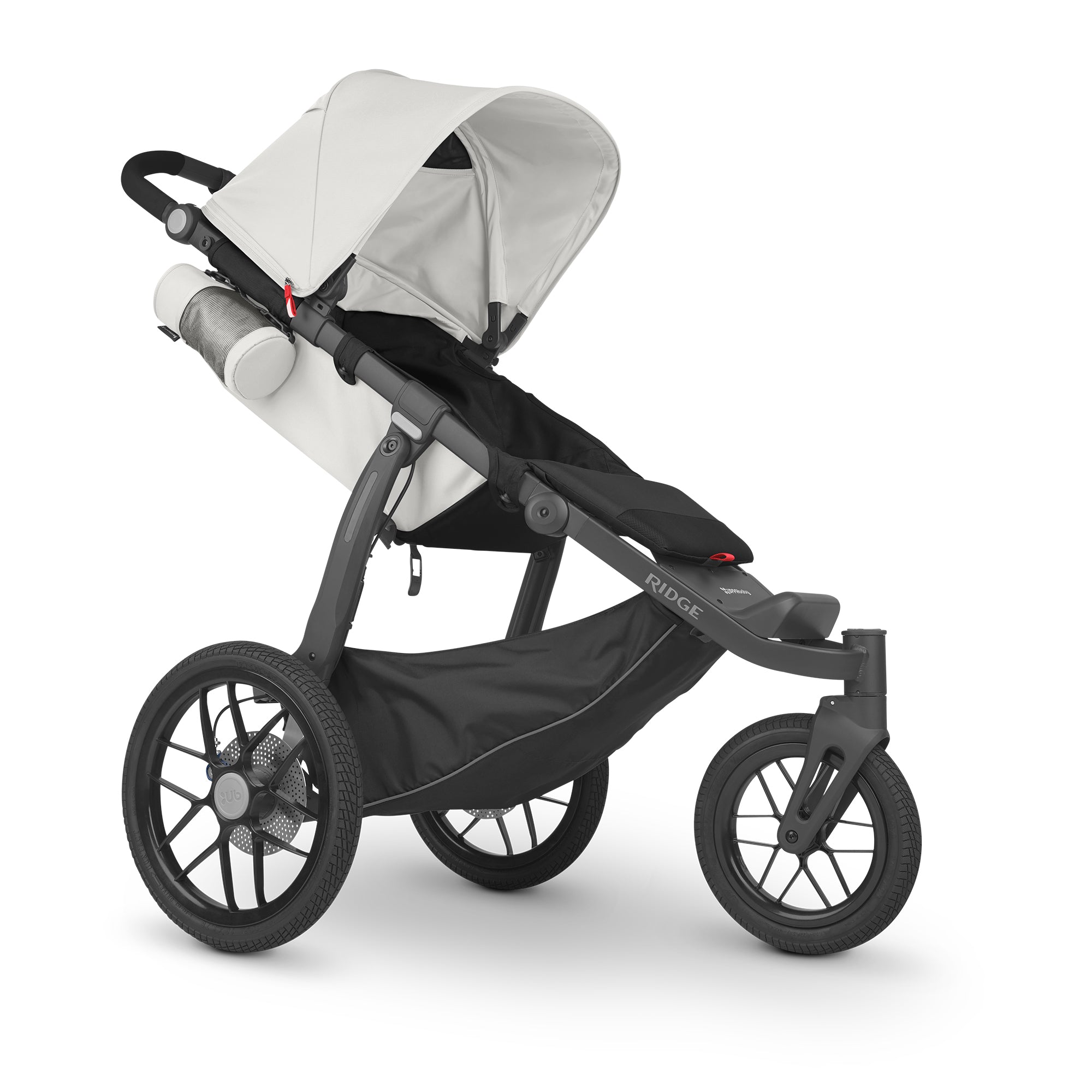 UPPAbaby RIDGE All-Terrain Stroller - Bryce (White/Carbon) 3