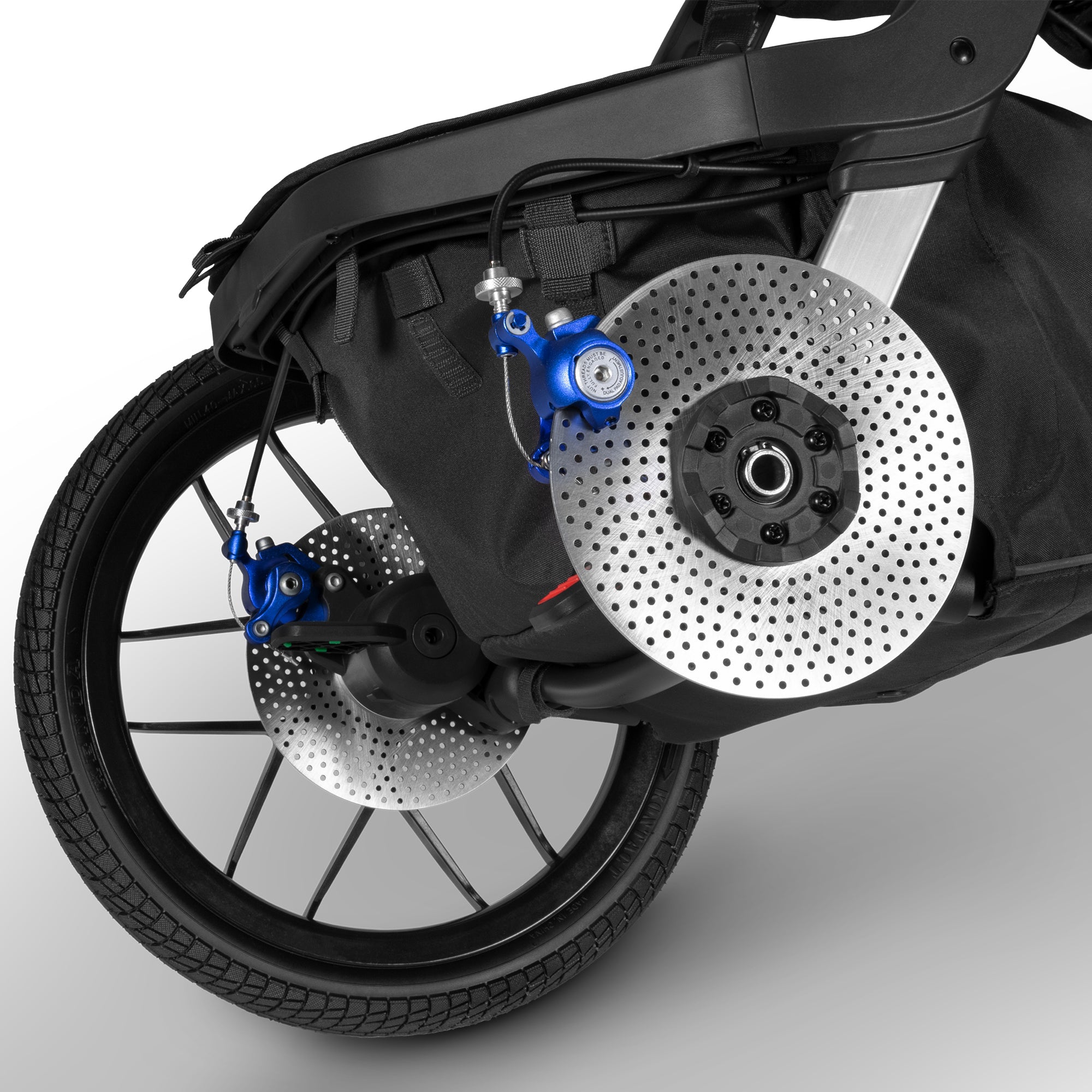 UPPAbaby RIDGE All-Terrain Stroller - Bryce (White/Carbon) Disc Brake