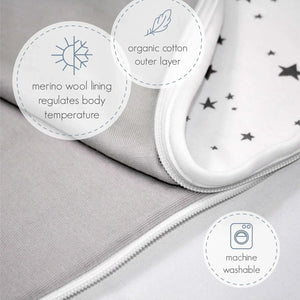 Woolino 4 Season Ultimate Merino Wool Baby Sleep Bag - Features 2