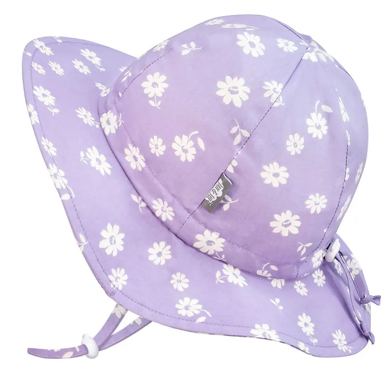 Jan & Jul Gro-With-Me Sun Hat - Purple Daisy
