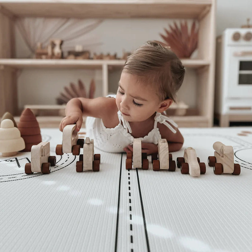 Little Bot Baby Ofie Play Mat - Country Road Nordic/Stripe Lifestyle 3