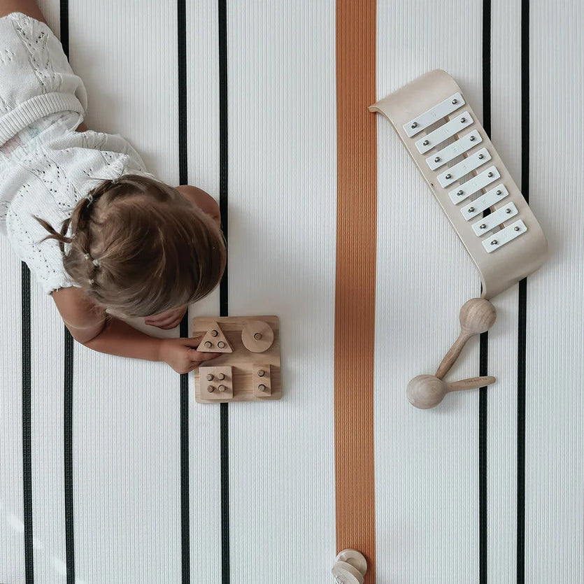 Little Bot Baby Ofie Play Mat - Country Road Nordic/Stripe Lifestyle 4