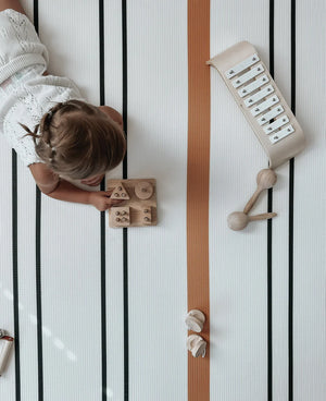 Little Bot Baby Ofie Play Mat - Country Road Nordic/Stripe Lifestyle 4