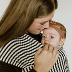 Beluga Baby Wrap - The Lori (Charcoal and White Stripe) 3