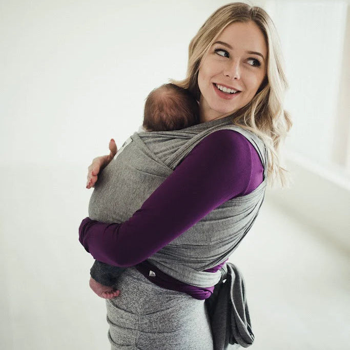 Beluga Baby Wrap - The McKenzie (Charcoal Grey Heather) 5