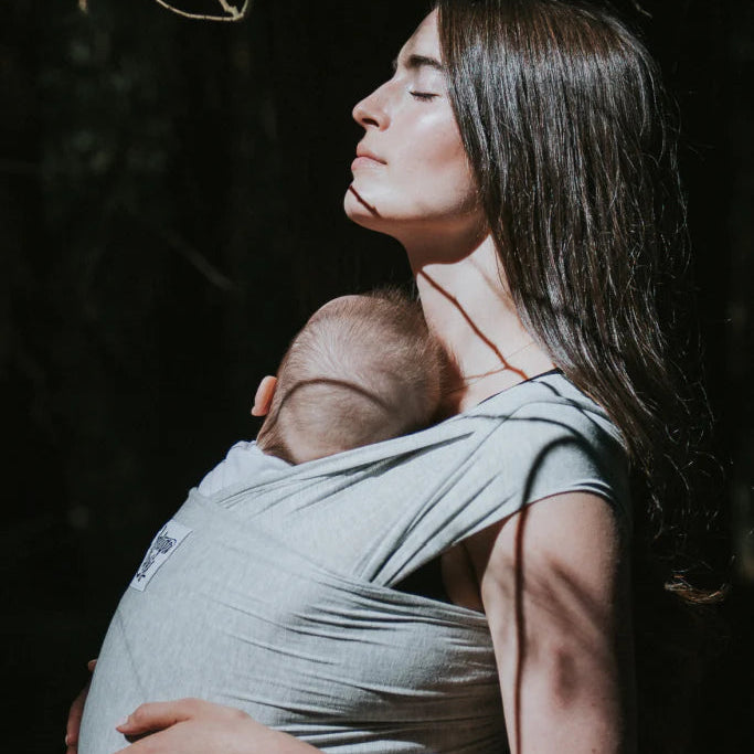 Beluga Baby Wrap - The Rachel (Light Grey Heather) 2