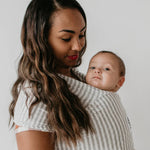 Beluga Baby Wrap - The Shannon (Light Grey Stripe)