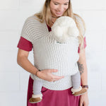 Beluga Baby Wrap - The Shannon (Light Grey Stripe) 3