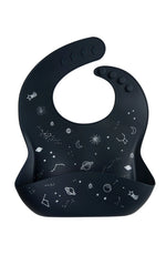 Loulou Lollipop Silicone Printed Bib - Space
