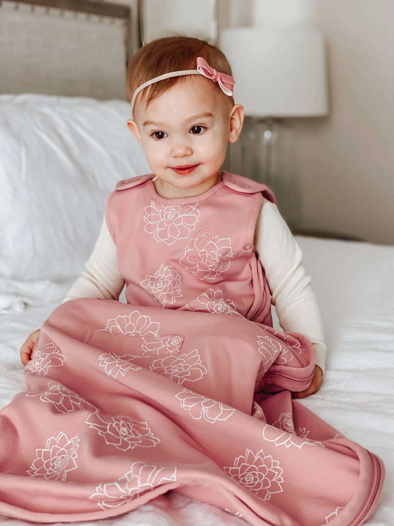 Woolino 4 Season Ultimate Merino Wool Baby Sleep Bag - Succulent Lifestyle 3