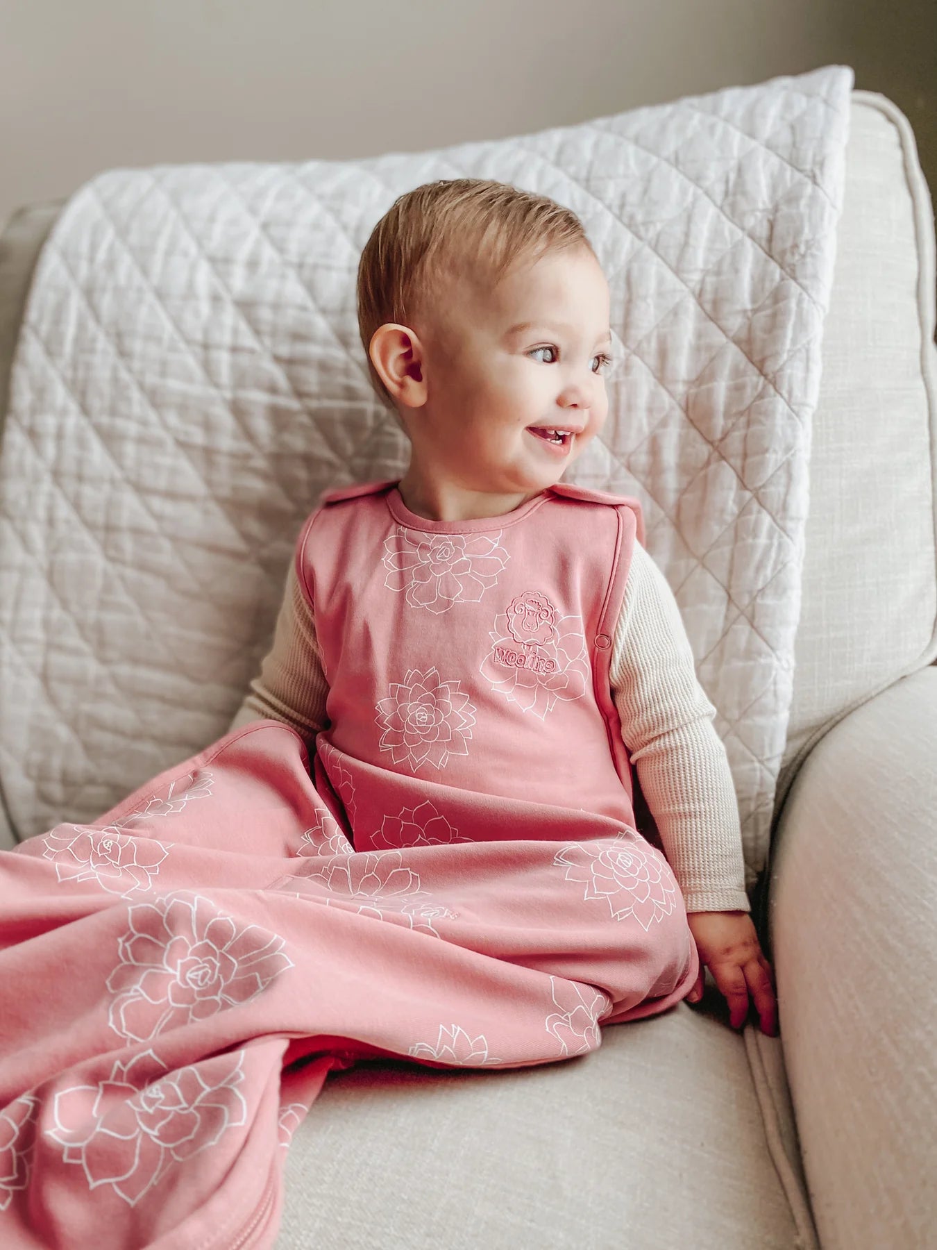 Woolino 4 Season Ultimate Merino Wool Baby Sleep Bag - Succulent Lifestyle 1