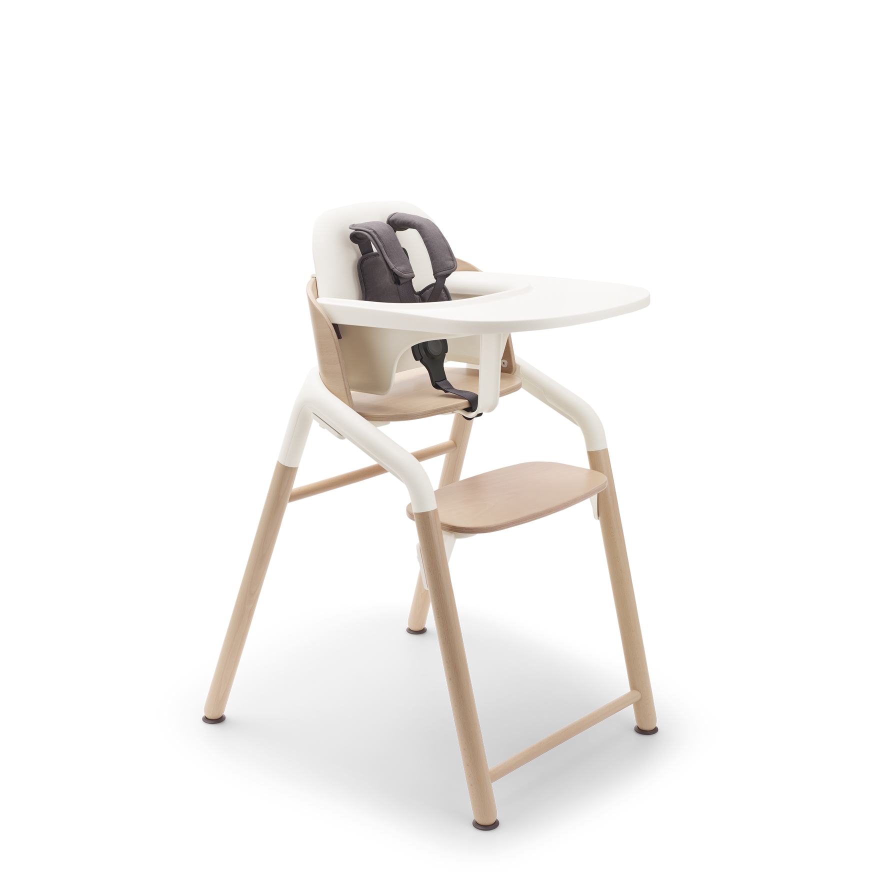 Bugaboo Giraffe High Chair Complete - Neutral Wood/White 