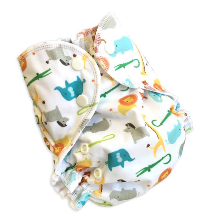 AMP Diapers cloth diaper AMP Diapers One Size Duo Pocket Diaper - Jungle Fever