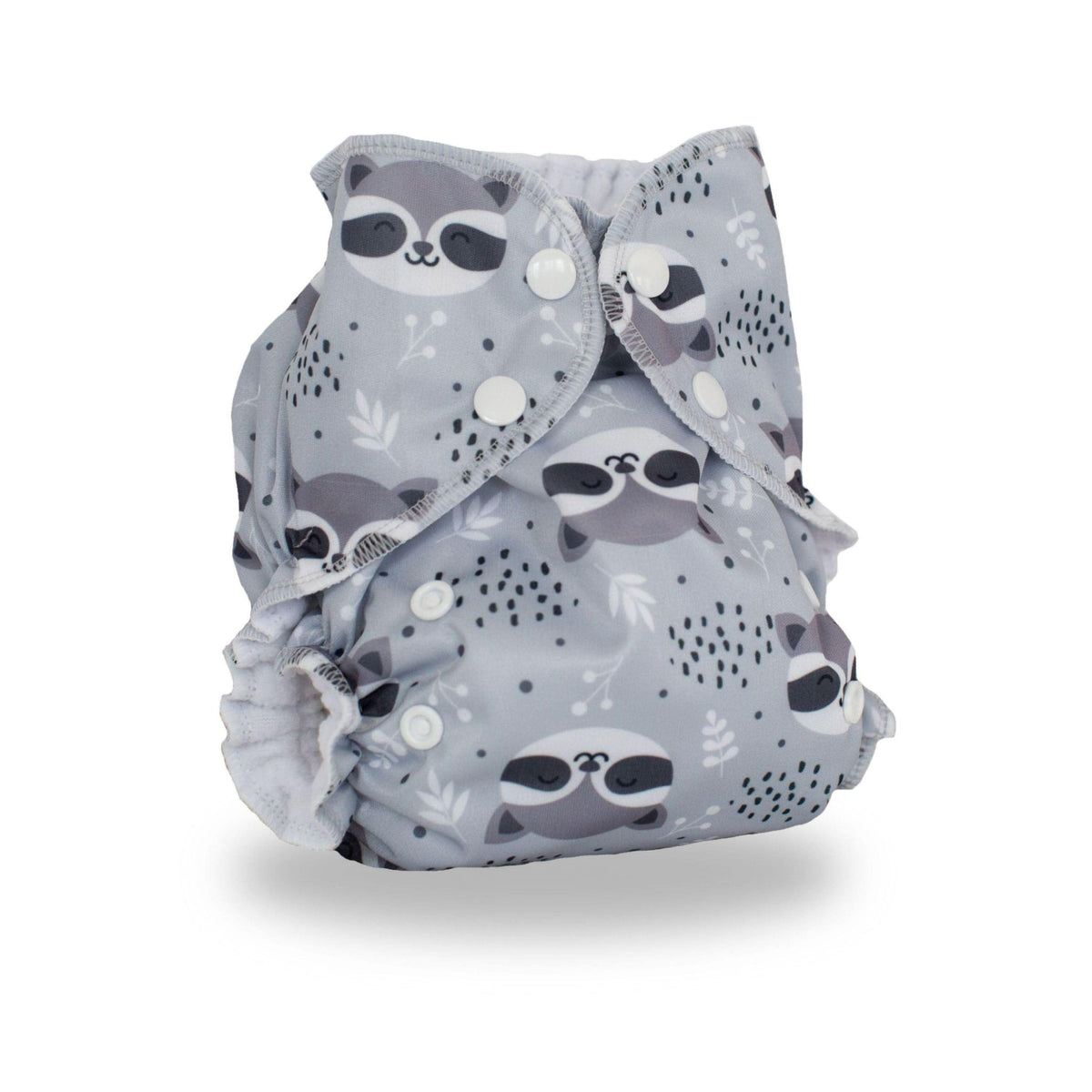 AMP Diapers cloth diaper AMP Diapers One Size Duo Pocket Diaper - Raccoons