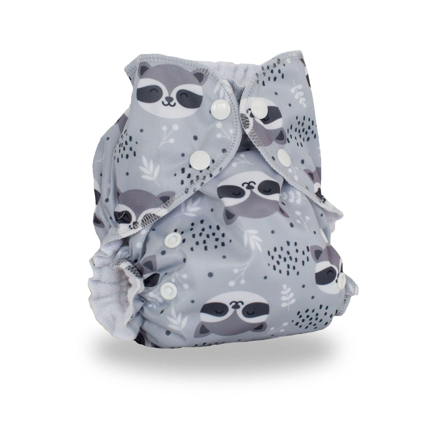 AMP Diapers cloth diaper AMP Diapers One Size Duo Pocket Diaper - Raccoons