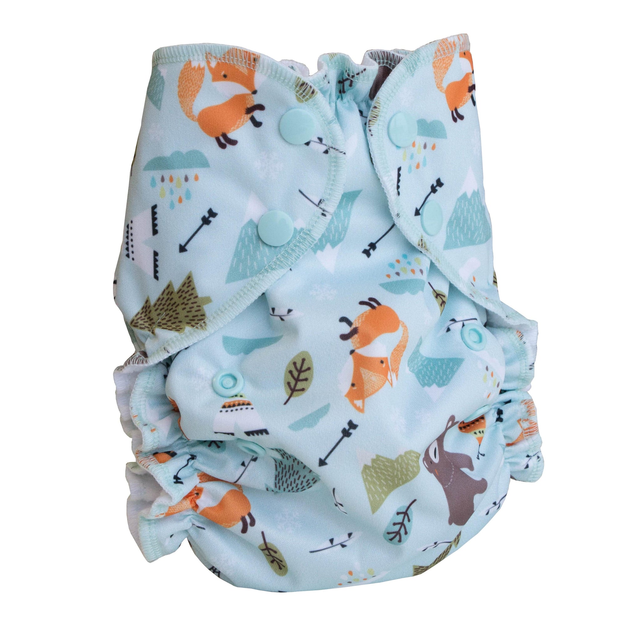 AMP Diapers cloth diaper AMP Diapers One Size Duo Pocket Diaper - The Fox and the Bear