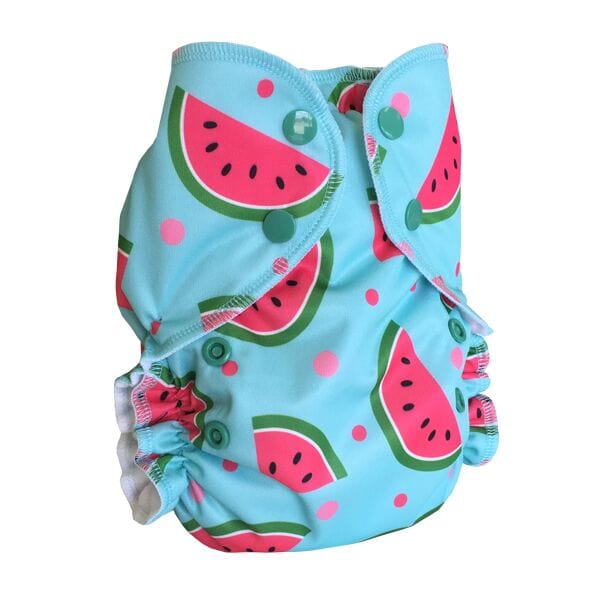 AMP Diapers cloth diaper AMP Diapers One Size Duo Pocket Diaper - Watermelon