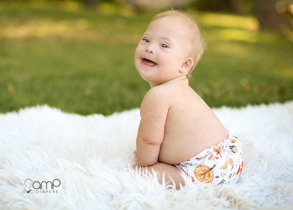 AMP Diapers cloth diaper AMP Diapers One Size Duo Pocket Diaper - Woodland Babies