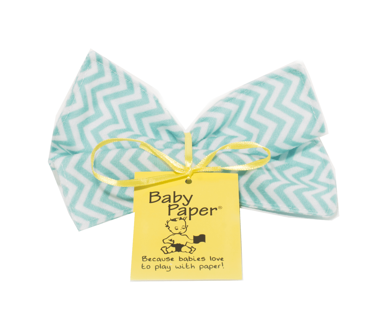 Baby Paper baby paper Aqua Chevron - Baby Paper Baby Paper