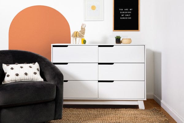 Babyletto change table Babyletto Hudson 6-Drawer Double Dresser