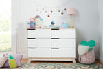 Babyletto change table Babyletto Hudson 6-Drawer Double Dresser