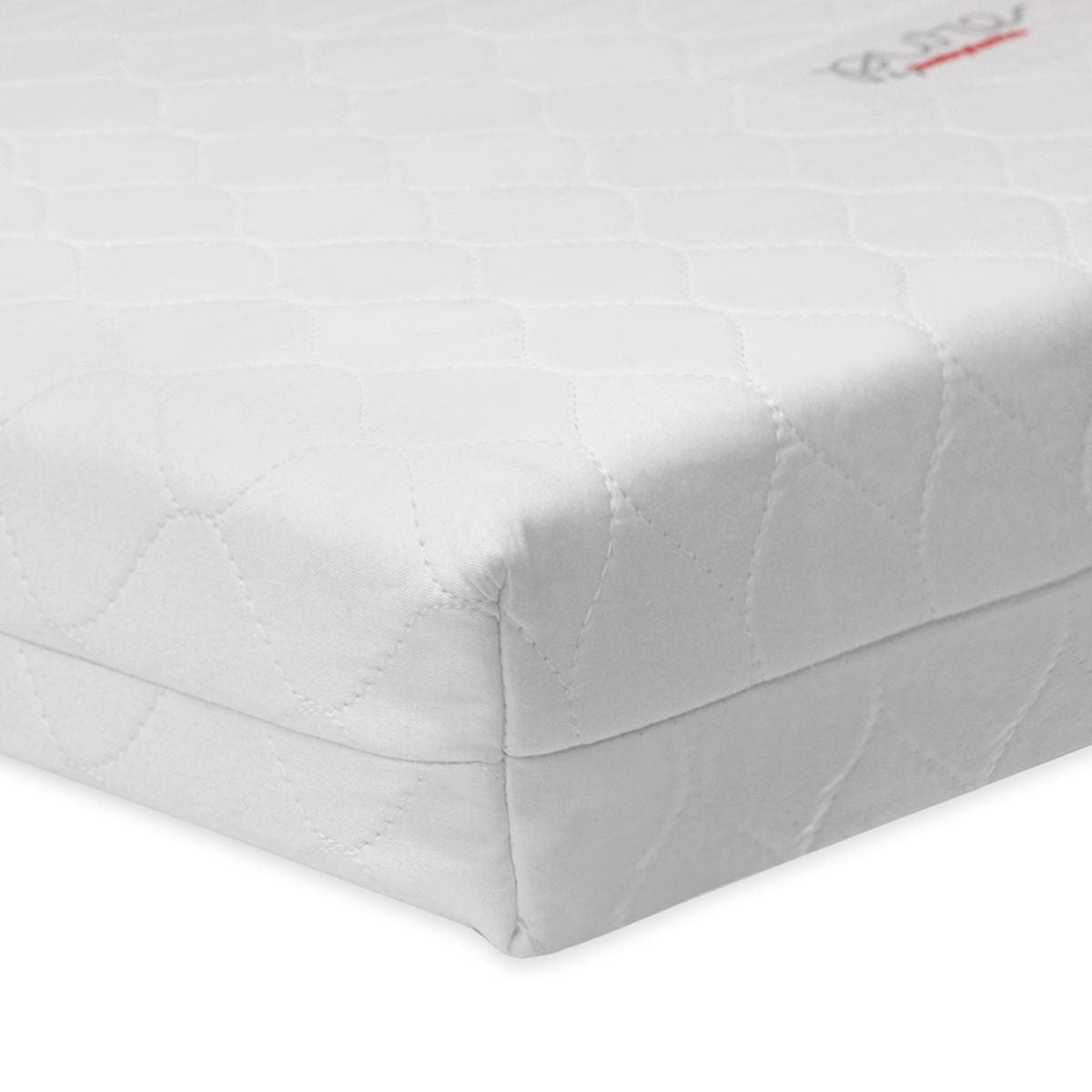 Babyletto Pure Core Non-Toxic Mini Crib Mattress with Hybrid Cover Detail