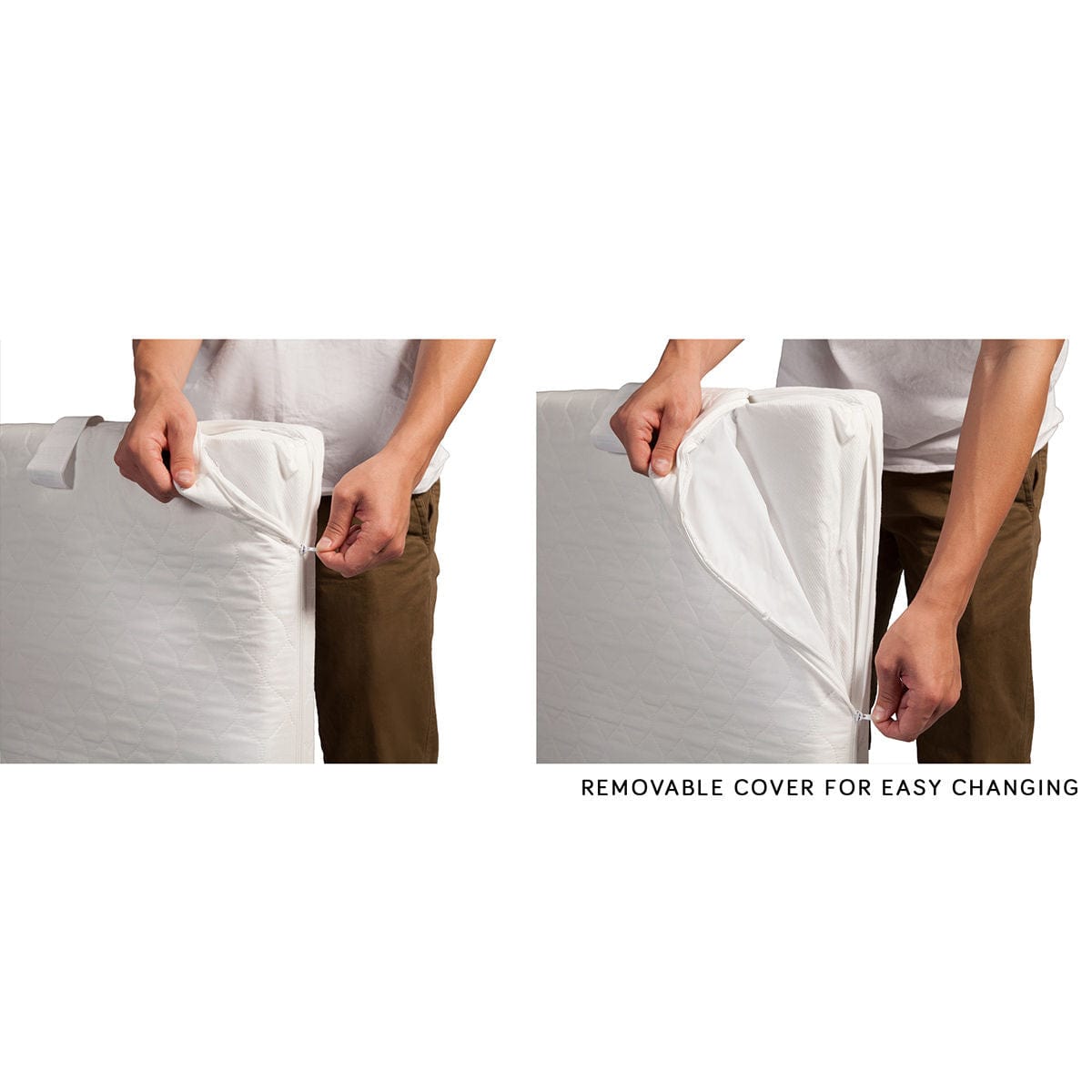 Babyletto crib mattress Babyletto Pure Core Non-Toxic Mini Crib Mattress with Hybrid Cover - Removable Cover