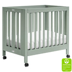 Babyletto mini crib Babyletto Origami Collapsible Mini Crib - Light SageBabyletto Origami Collapsible Mini Crib - Light Sage