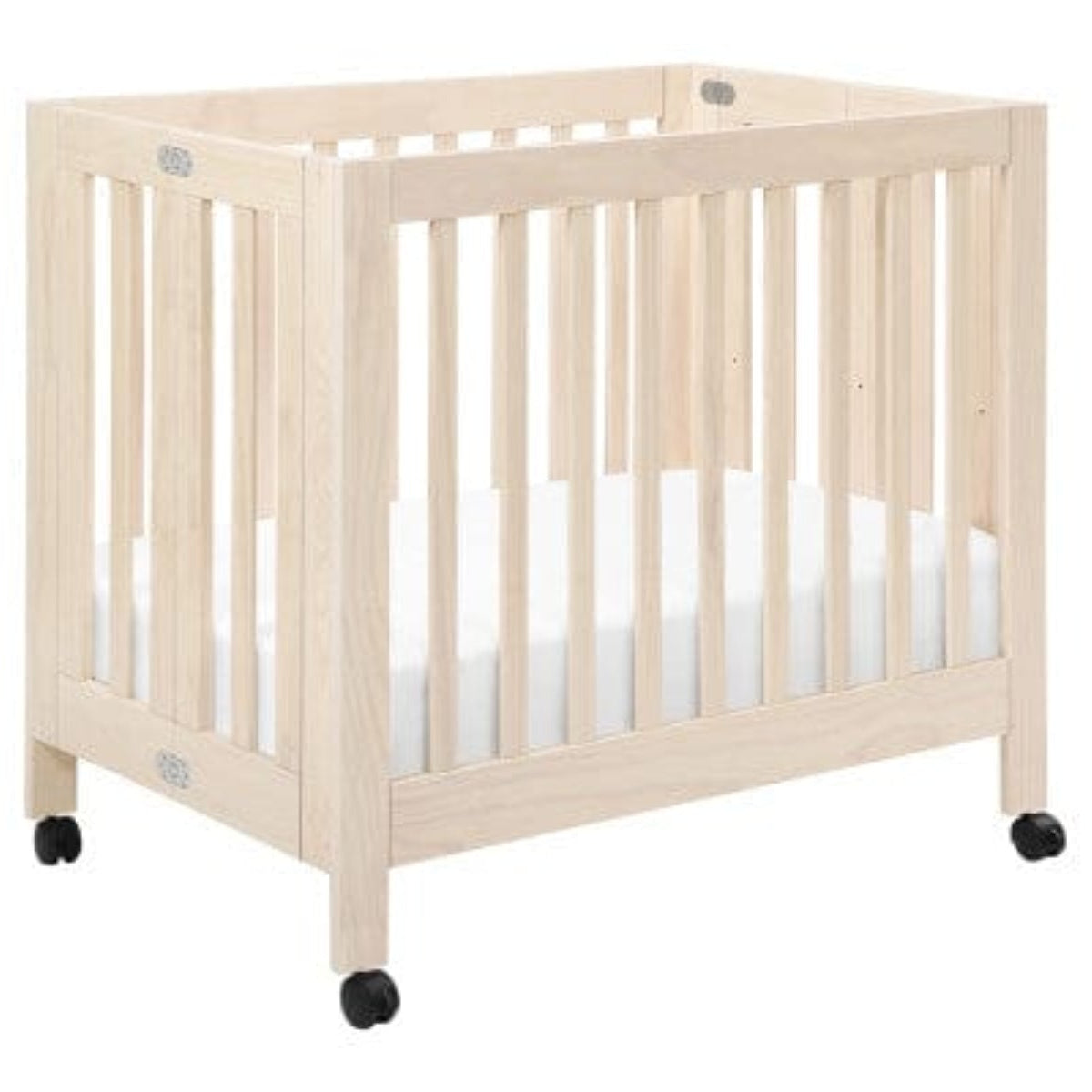 Babyletto mini crib Babyletto Origami Collapsible Mini Crib - Washed Natural