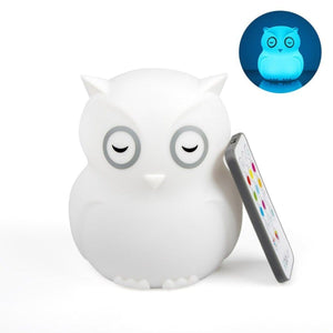 bblüv nightlight bblüv Hibü Owl Silicone Portable Night Light