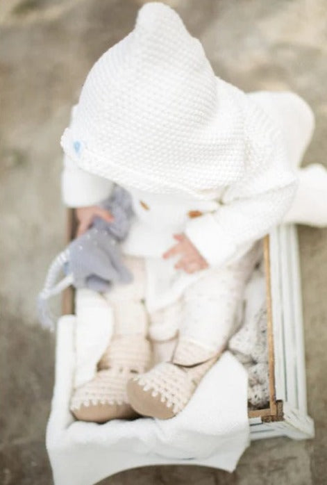 Beba Bean Beba Bean Sweater Moccs - Grey