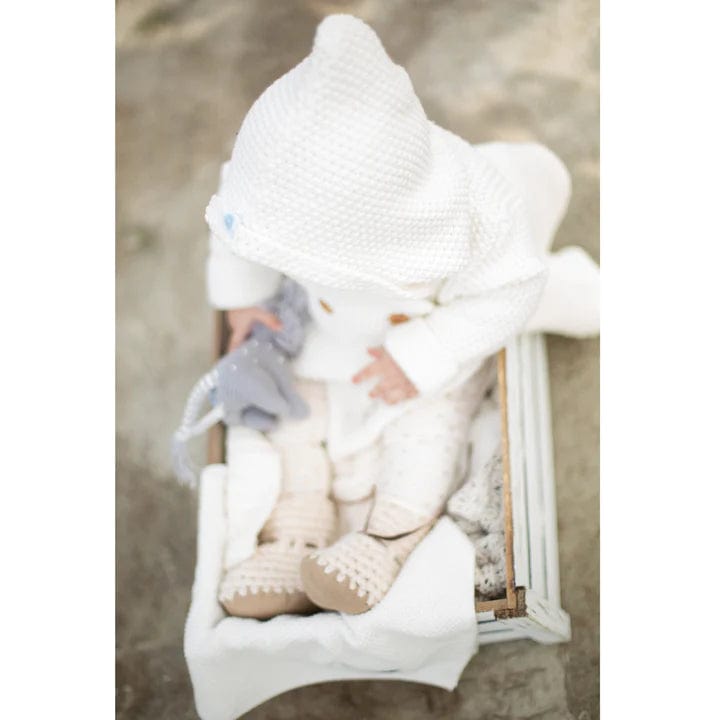 Beba Bean Beba Bean Sweater Moccs - Ivory