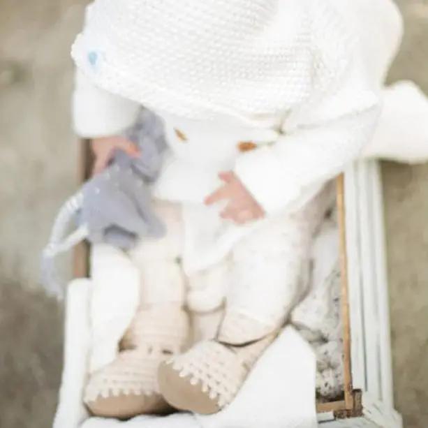 Beba Bean Beba Bean Sweater Moccs - Ivory
