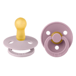 BIBS Pacifiers pacifiers Size 1 0-6 M BIBS Pacifier 2 Pack - Dusky Lilac and Heather