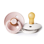 BIBS Pacifiers pacifiers Size 1  0-6 M BIBS Pacifier Multicolour Combo 2 Pack - Blush and Ivory