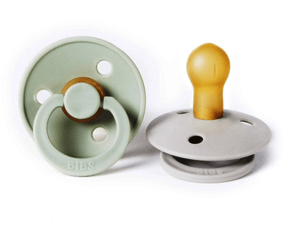 BIBS Pacifiers pacifiers Size 1 0-6 M BIBS Pacifier Multicolour Combo 2 Pack - Mist (Sage and Cloud)
