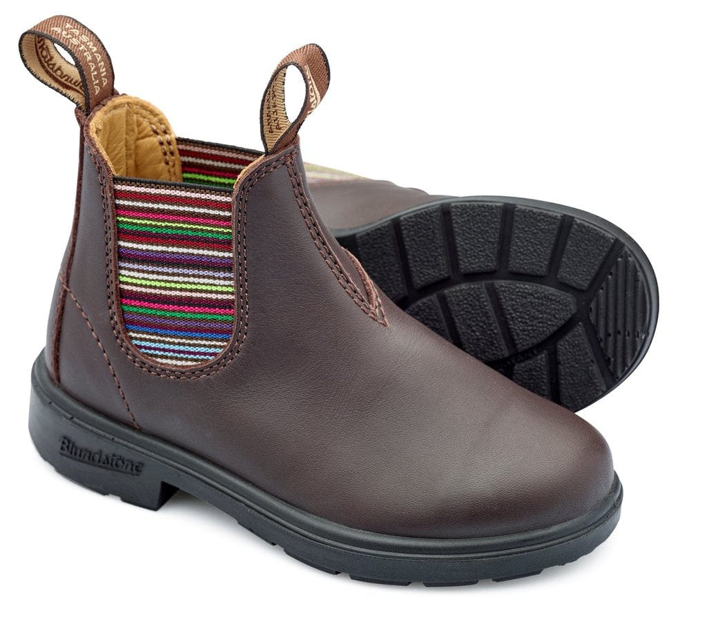 Blundstone boots AUS 7/US 8 Blundstone 1413 - Kids Brown Striped Elastic