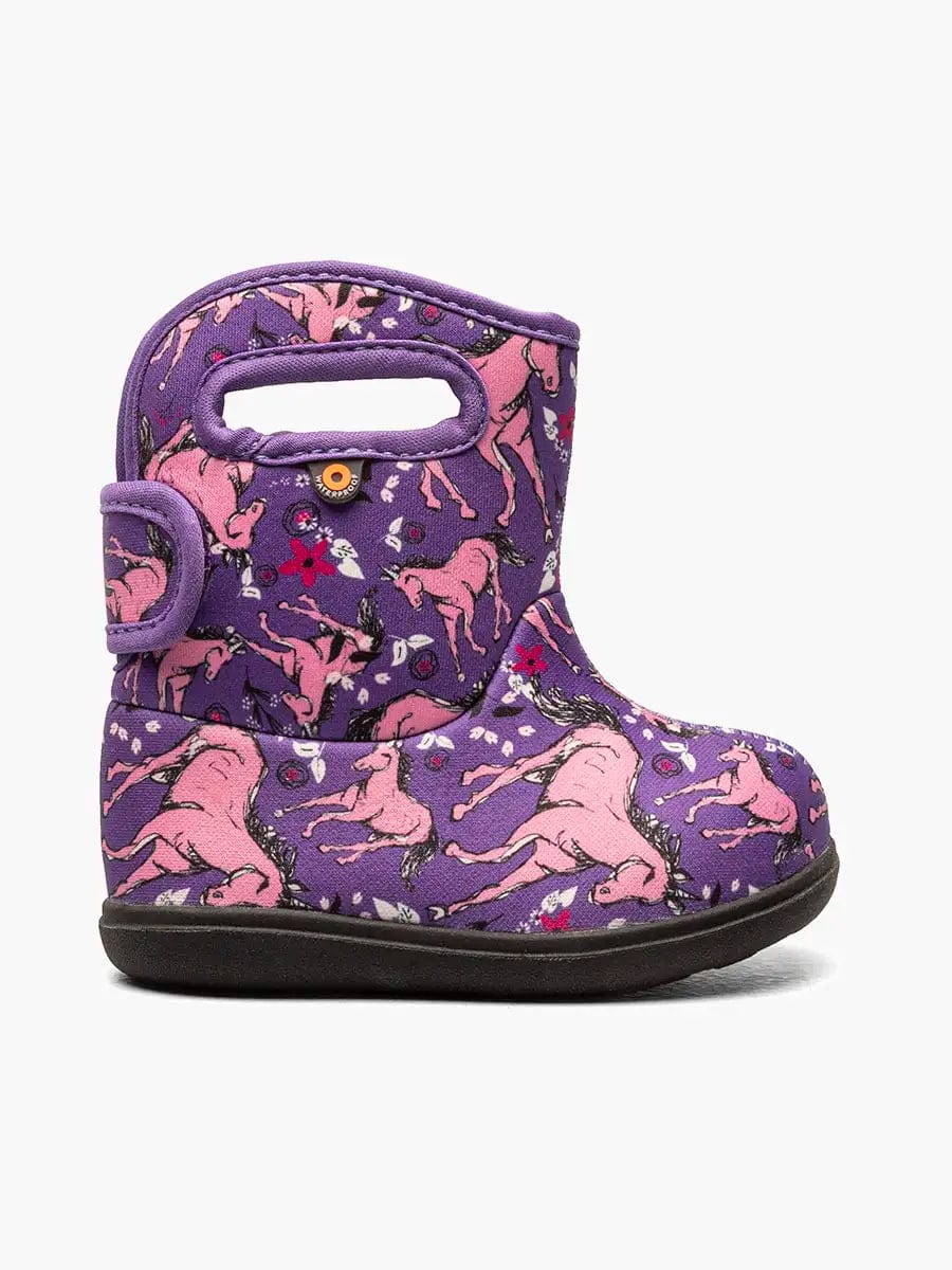 Bogs Footwear boots Size 4 Baby Bogs II Boots - Violet Unicorns