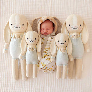 cuddle + kind Hand-Knit Doll Briar the Bunny - Lifestyle