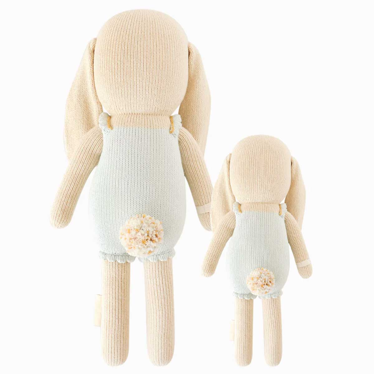 cuddle + kind Hand-Knit Doll Briar the Bunny - Back View