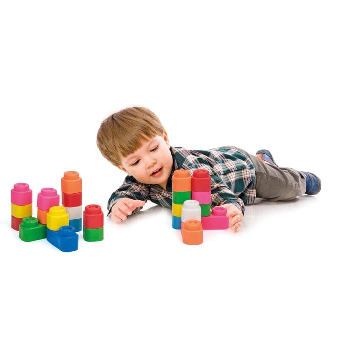 Clementoni building blocks Clemontoni Soft Clemmy Blocks Bag Set - 24 PC