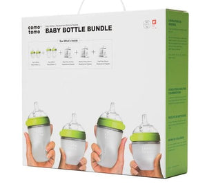 Comotomo baby bottle Comotomo Silicone Baby Bottle Bundle Set - Green