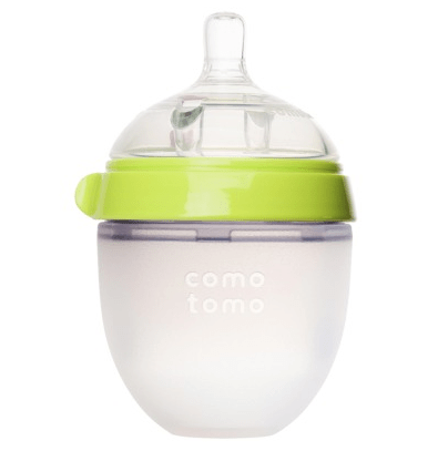 Comotomo baby bottle Green 5 oz / 150 ml Single Comotomo Silicone Baby Bottles