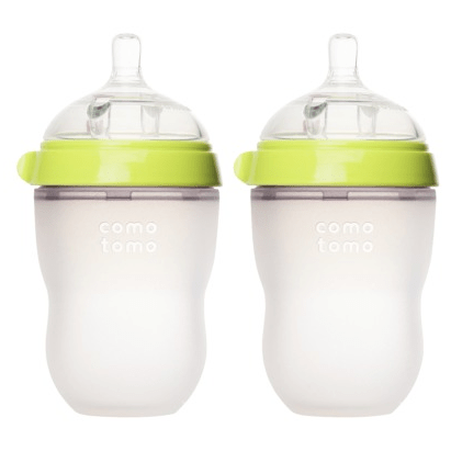 Comotomo baby bottle Green 8 oz / 250 ml 2-Pack Comotomo Silicone Baby Bottles